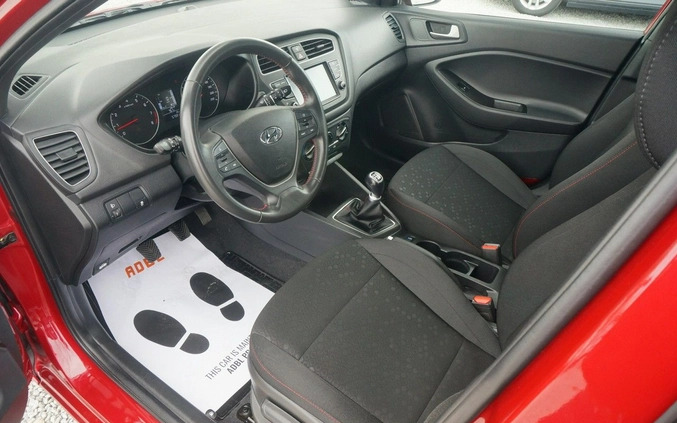 Hyundai i20 cena 45700 przebieg: 57331, rok produkcji 2018 z Działdowo małe 466